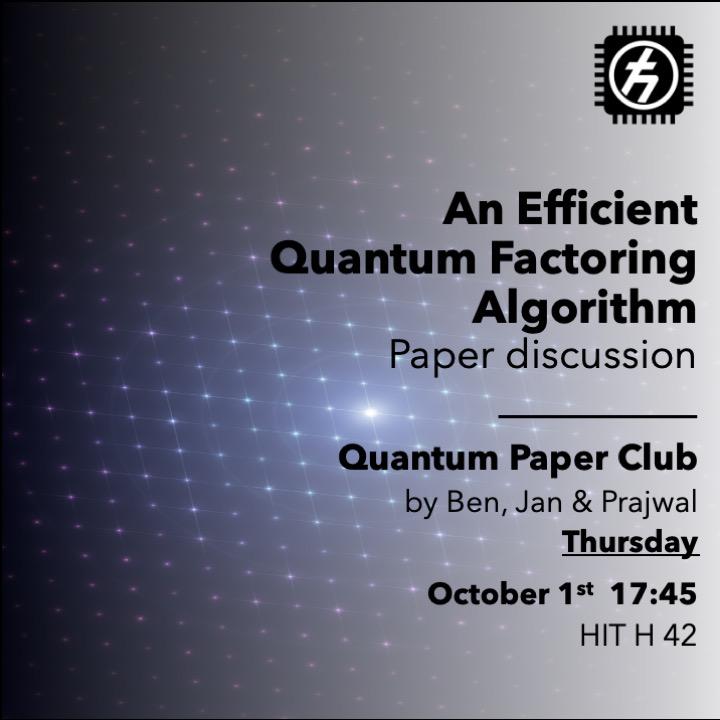 An Efficient Quantum Factoring Algorithm